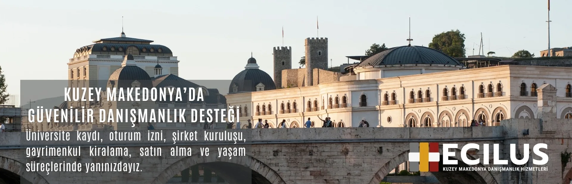 Ecilus Kuzey Makedonya danışmanlık hizmetleri tanıtım bannerı